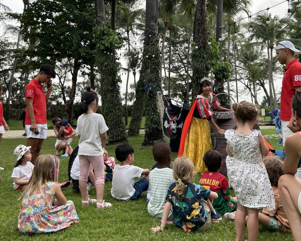 A photo of children in the Club Med Kids Club 